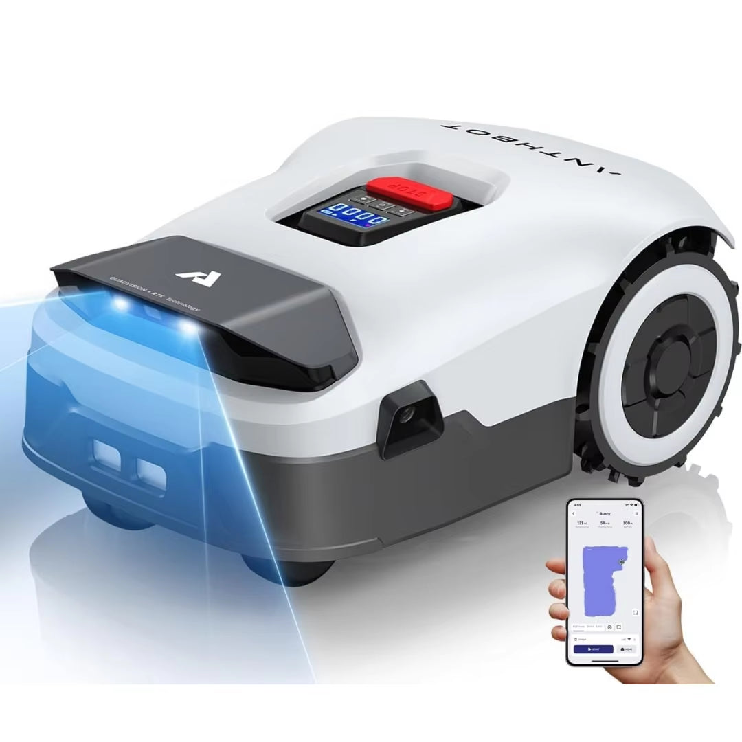 Genie3000 Max. 3600M² AI Wireless Robotic Lawnmower, Full Band Rtk+4-Eye Vision Lawn Mower Robot, APP Control