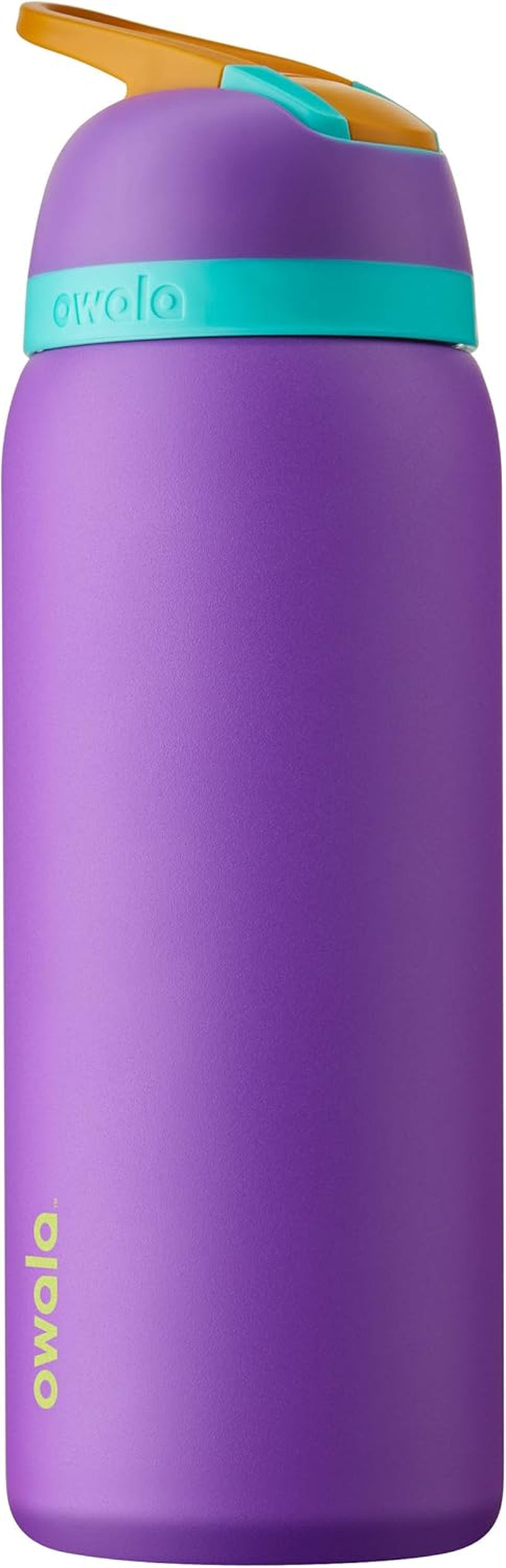 Flip Insulated Stainless Steel Water Bottle with Straw for Sports and Travel, Bpa-Free, 32-Ounce, Hint of Grape